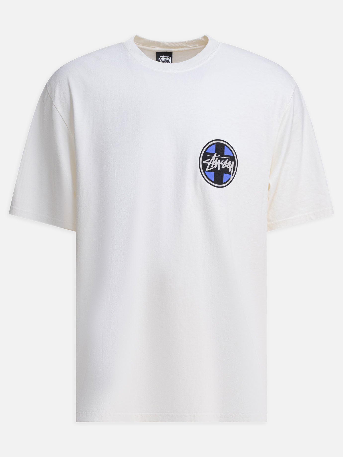 Crewneck t-shirts Logo  Beige - Stüssy Men | PDP | VIETTI Online Store | Zoom-Modal
