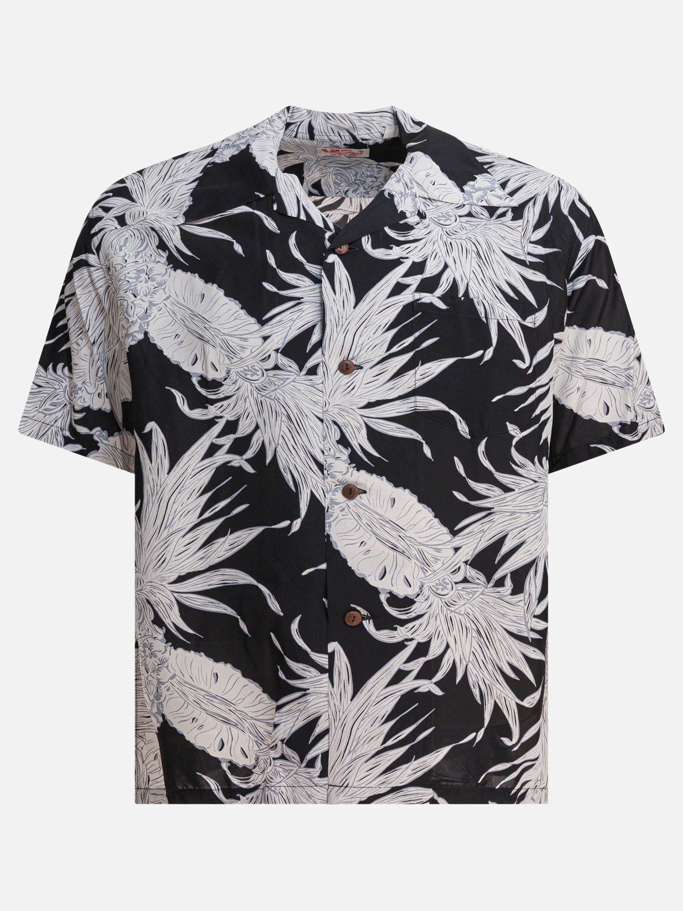 Sun Surf Camicia &quot;Island Pineapple&quot; 22222775_L Black thumbnail_1