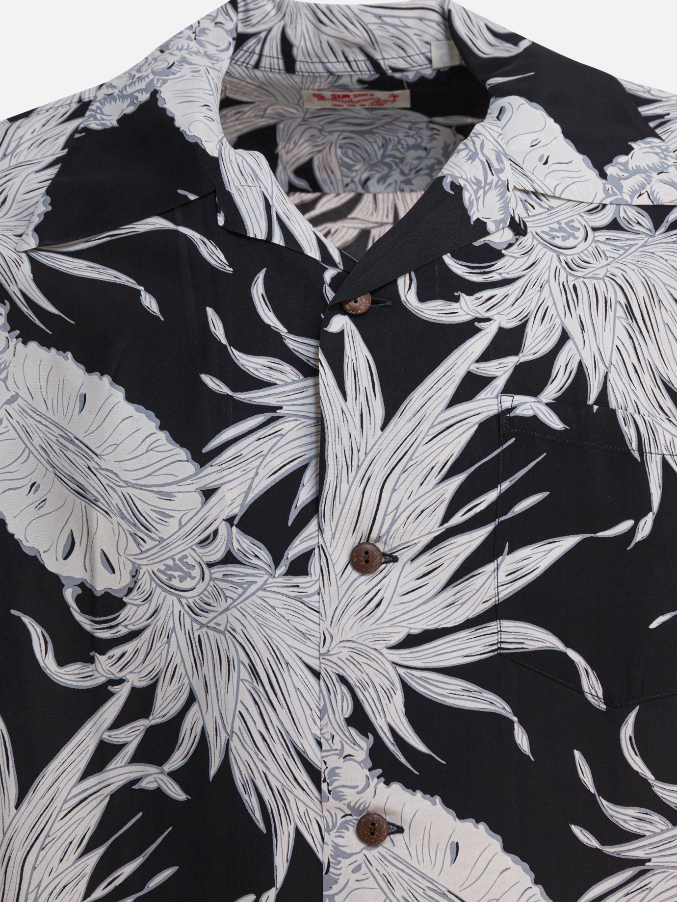 Sun Surf "Island Pineapple" Shirt Black