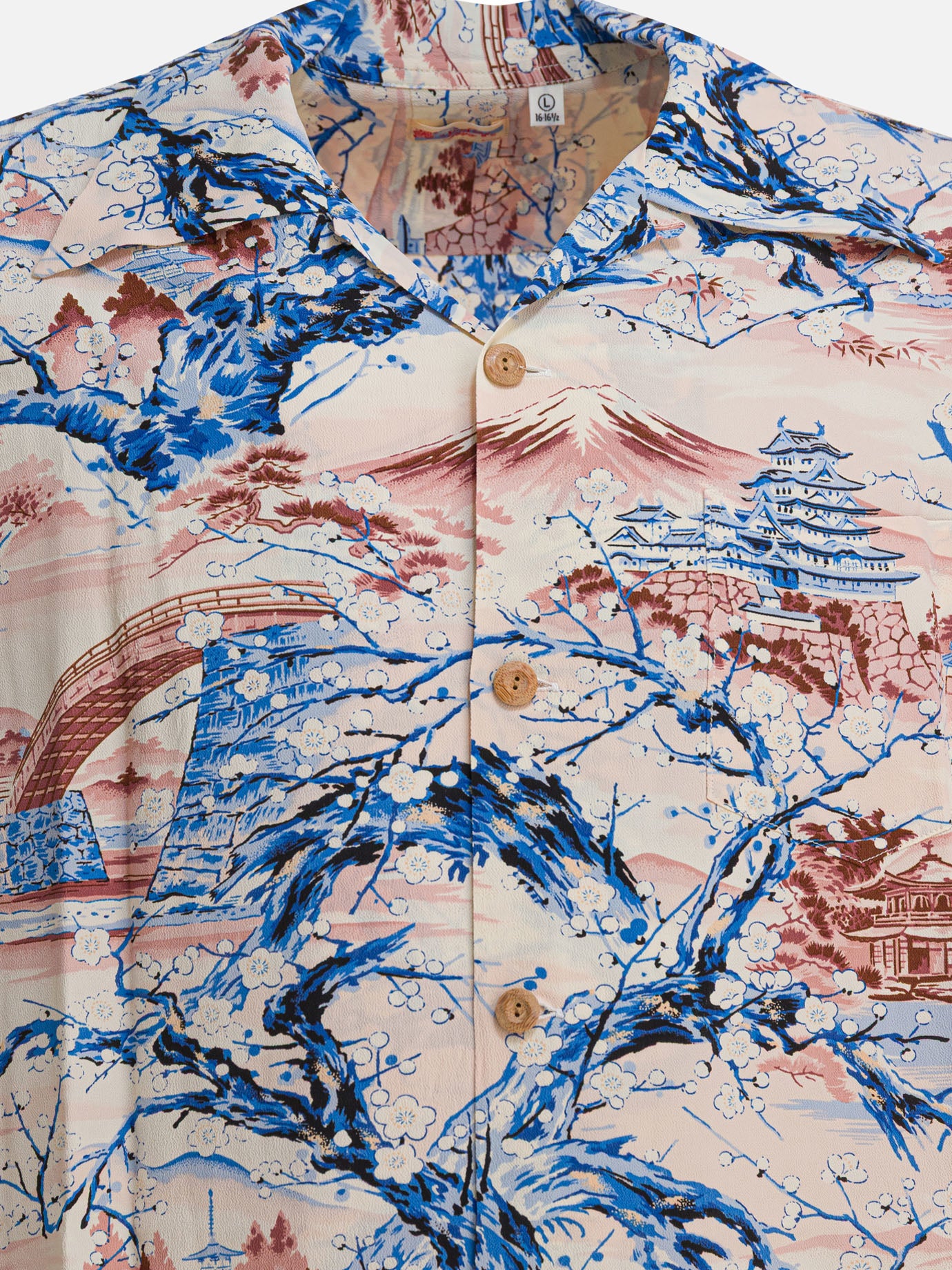 Sun Surf Camicia &quot;Scenery of Japan&quot; 25024474_L Light blue thumbnail_3