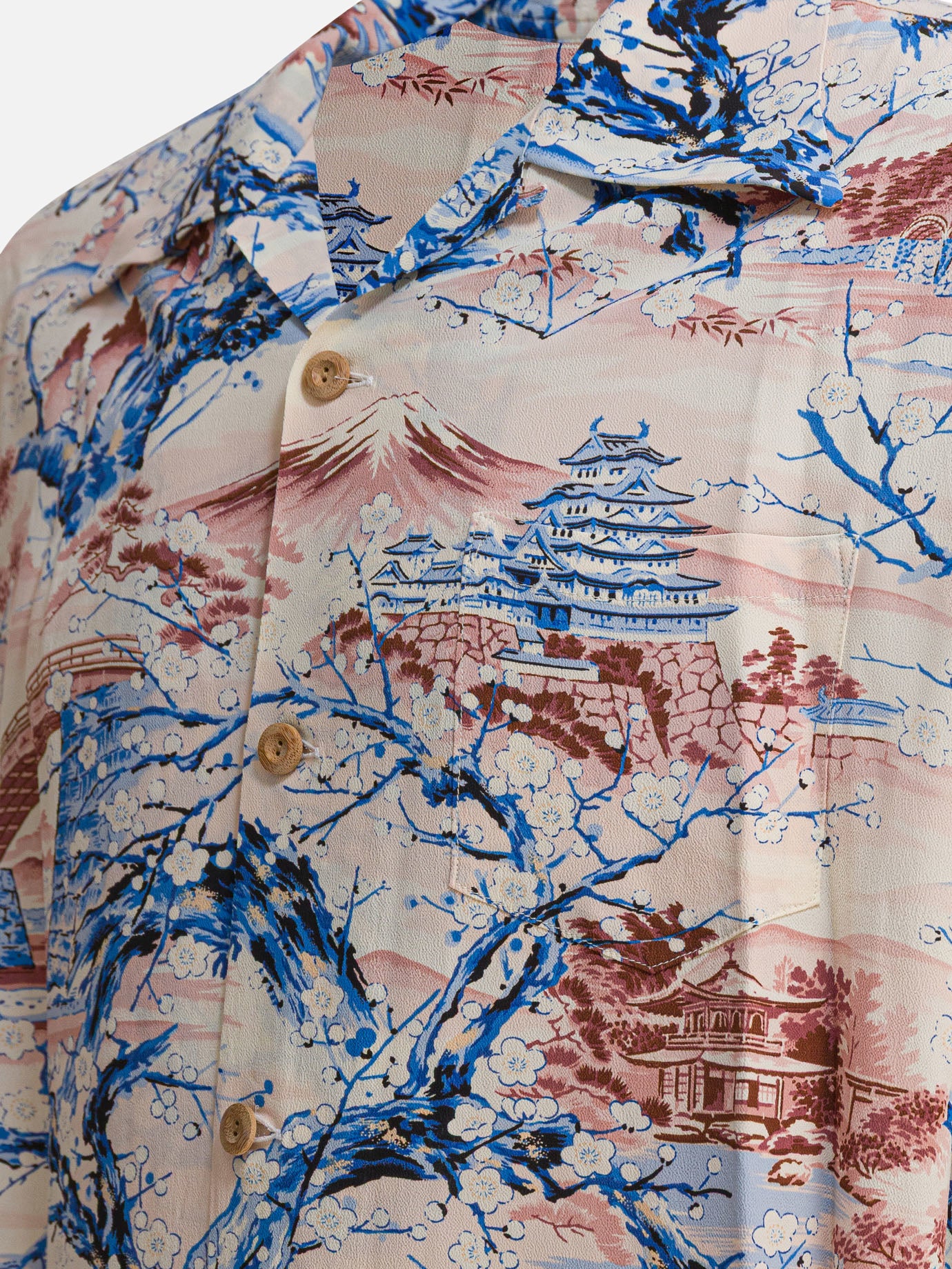 Sun Surf Camicia &quot;Scenery of Japan&quot; 25024474_L Light blue thumbnail_4