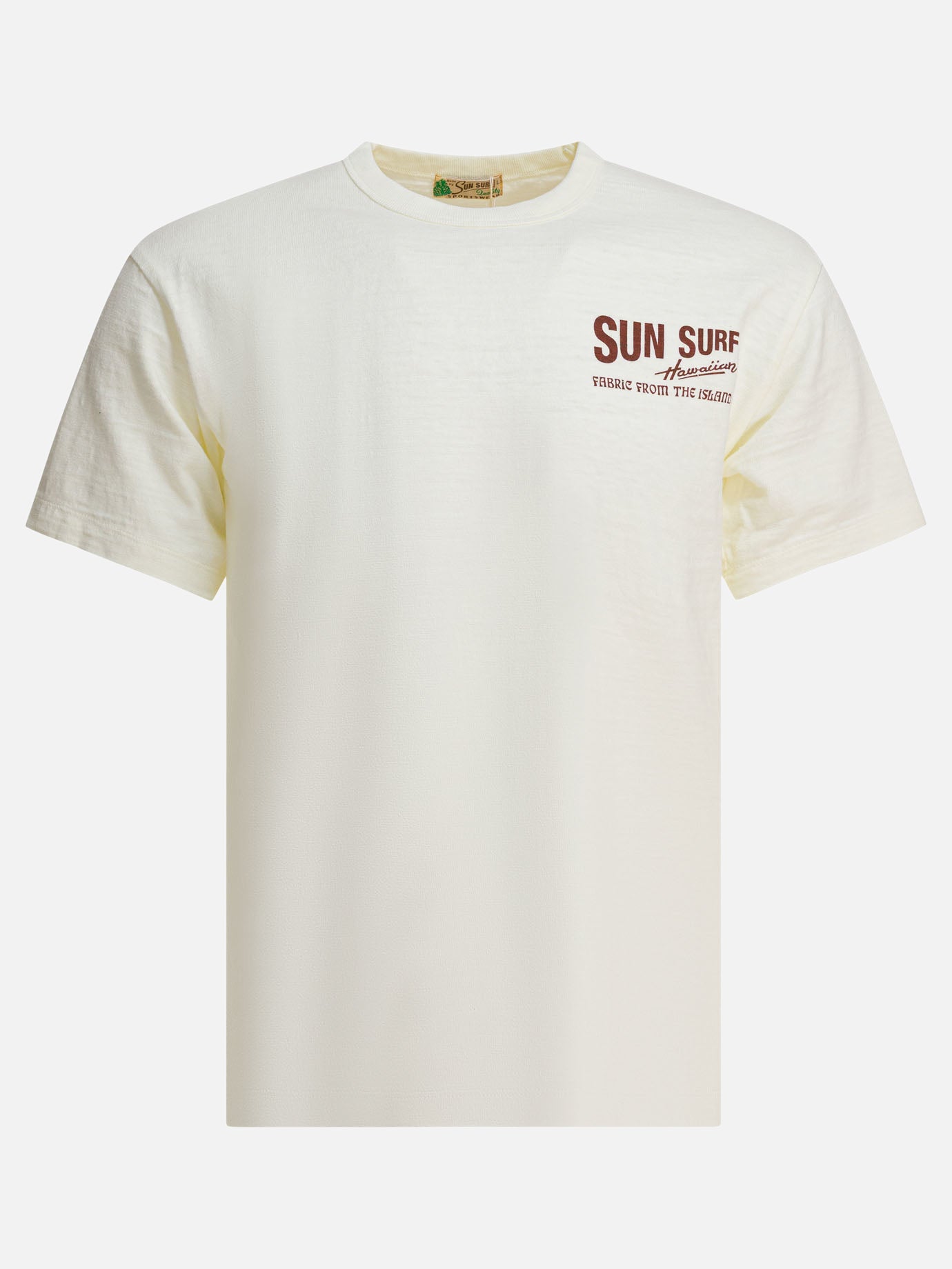 T-shirt girocollo Logo  Beige - Sun Surf Uomo | PDP | VIETTI Online Store | Zoom-Modal
