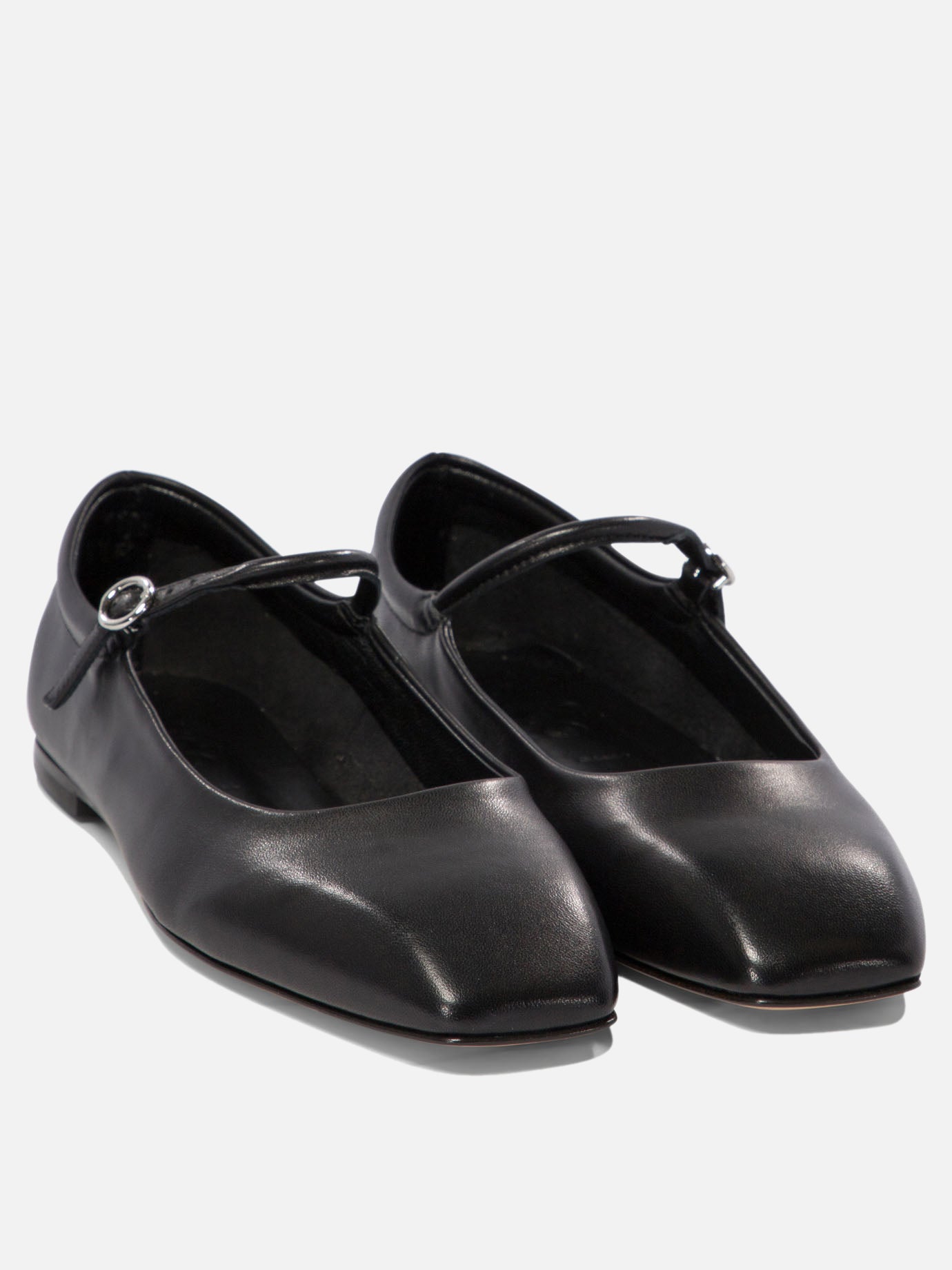 Mary Jane ballet flats 100% leather - 100% leather  Black - Aeyde Women | PDP | VIETTI Online Store | thumbnail_2