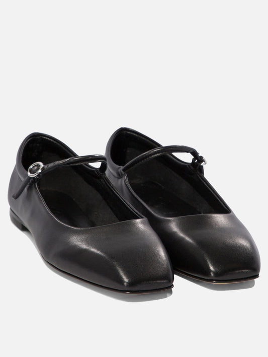 Mary Jane ballet flats 100% leather - 100% leather  Black - Aeyde Women | PDP | VIETTI Online Store | 2

