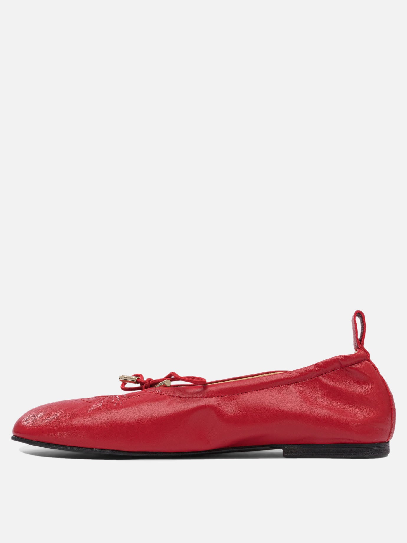 Classic ballet flats 100% leather  Red - Alohas Women | PDP | VIETTI Online Store | thumbnail_3