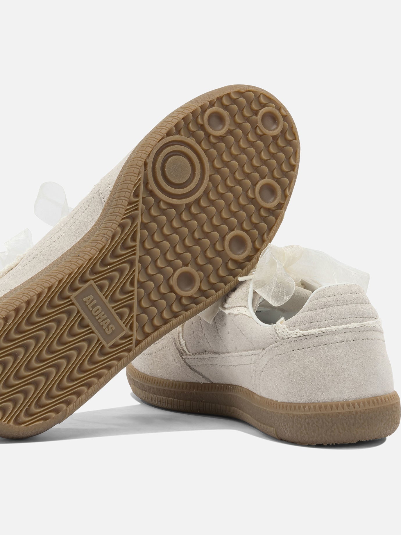 Low top sneakers 100% leather - 100% rubber  White - Alohas Women | PDP | VIETTI Online Store | thumbnail_5