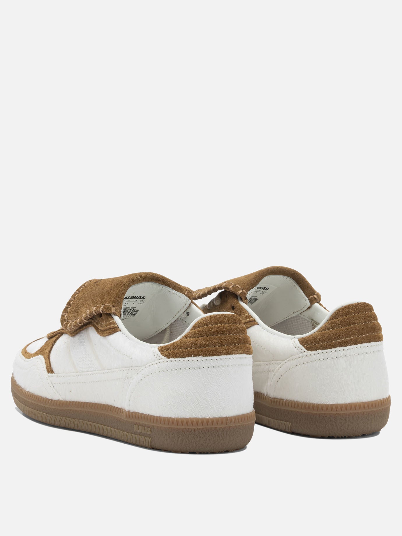 Low top sneakers 100% leather - 100% rubber  Beige - Alohas Women | PDP | VIETTI Online Store | thumbnail_4