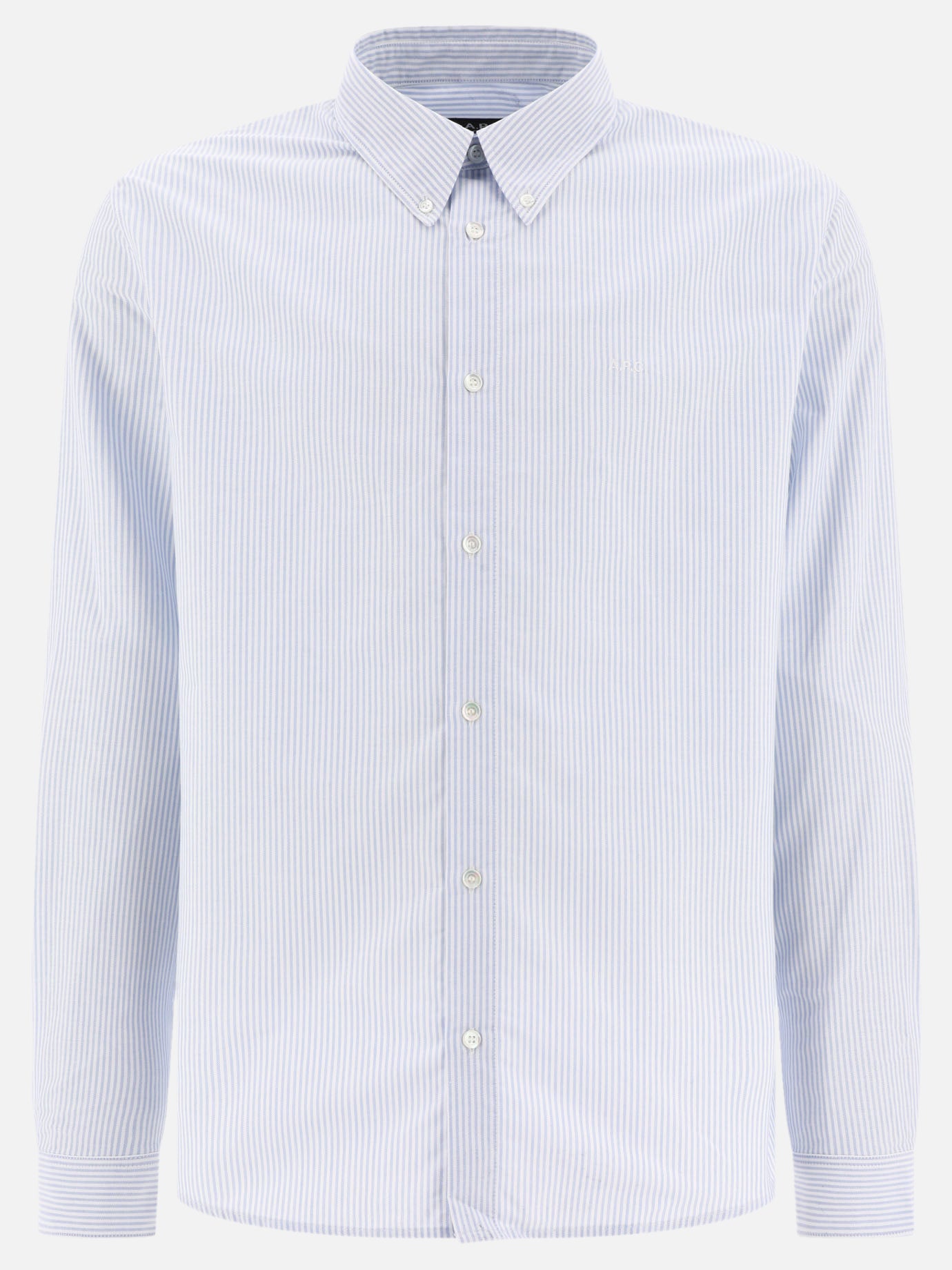 Casual shirts Striped  Light blue - A.P.C. Men | PDP | VIETTI Online Store | thumbnail