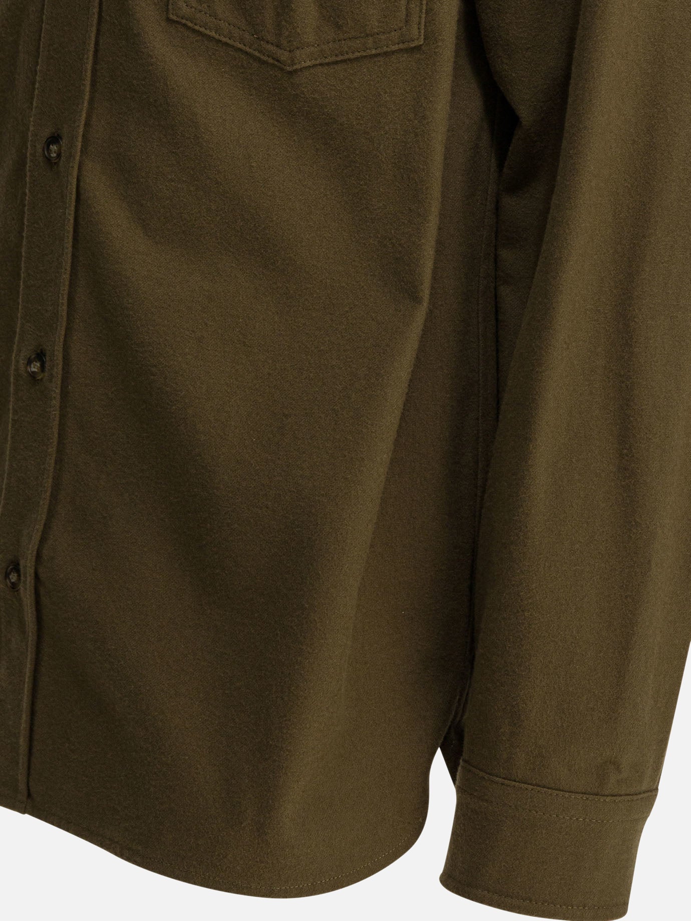 Overshirt jackets Solid colour  Green - A.P.C. Men | PDP | VIETTI Online Store | thumbnail_4