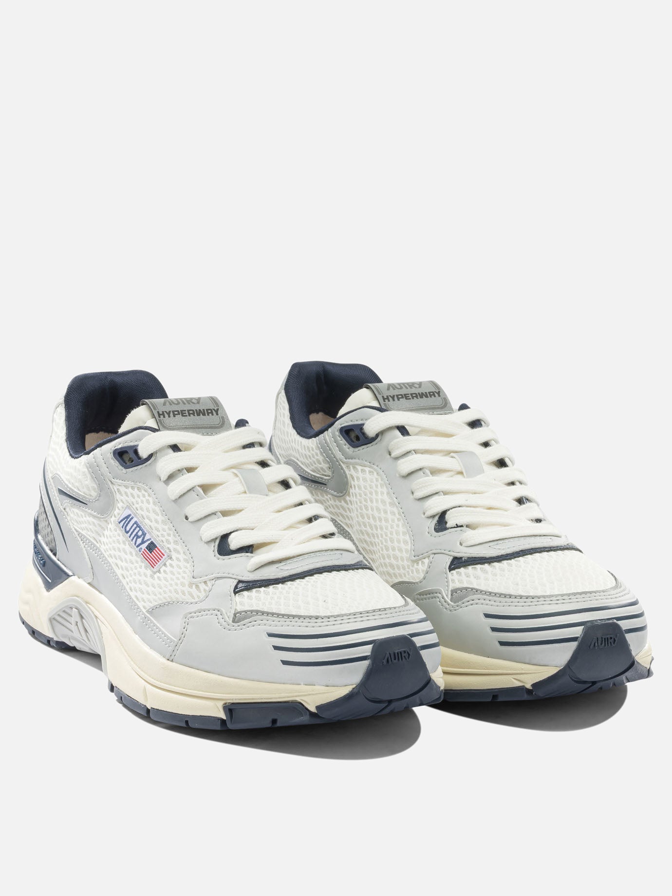 Low top sneakers 50% leather 50% mesh - 100% rubber  Silver - Autry Men | PDP | VIETTI Online Store | Zoom-Modal_2
