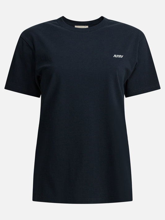 Crewneck t-shirts 100% cotton  Blue - Autry Women | PDP | VIETTI Online Store 
