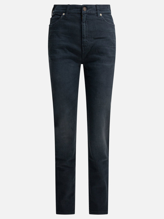 Straight-leg jeans Solid colour  Blue - Balenciaga Women | PDP | VIETTI Online Store 
