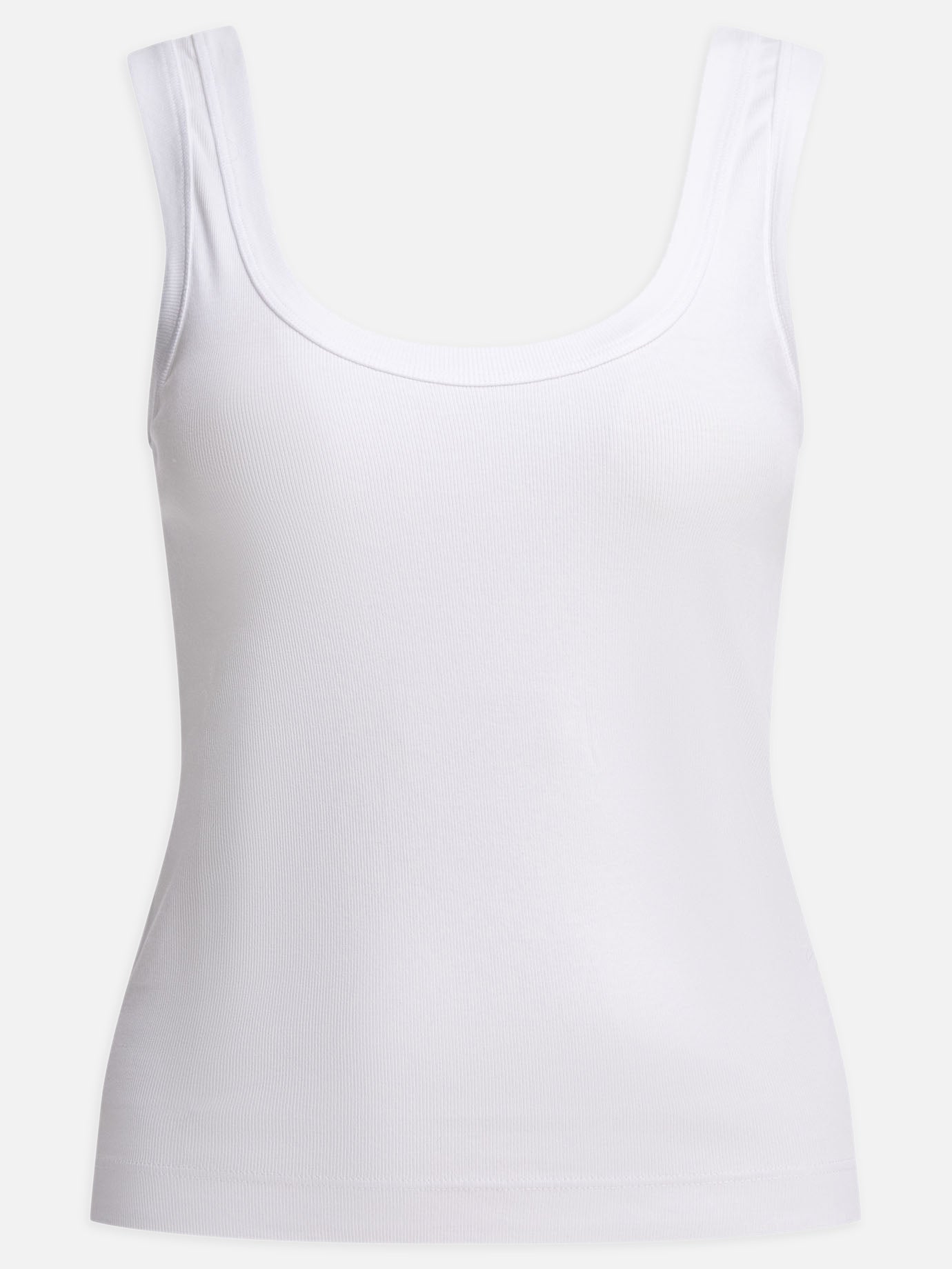 Tank tops Solid colour  White - Brunello Cucinelli Women | PDP | VIETTI Online Store | Zoom-Modal
