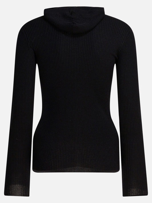 Hooded sweaters Solid colour  Black - Brunello Cucinelli Women | PDP | VIETTI Online Store | 2

