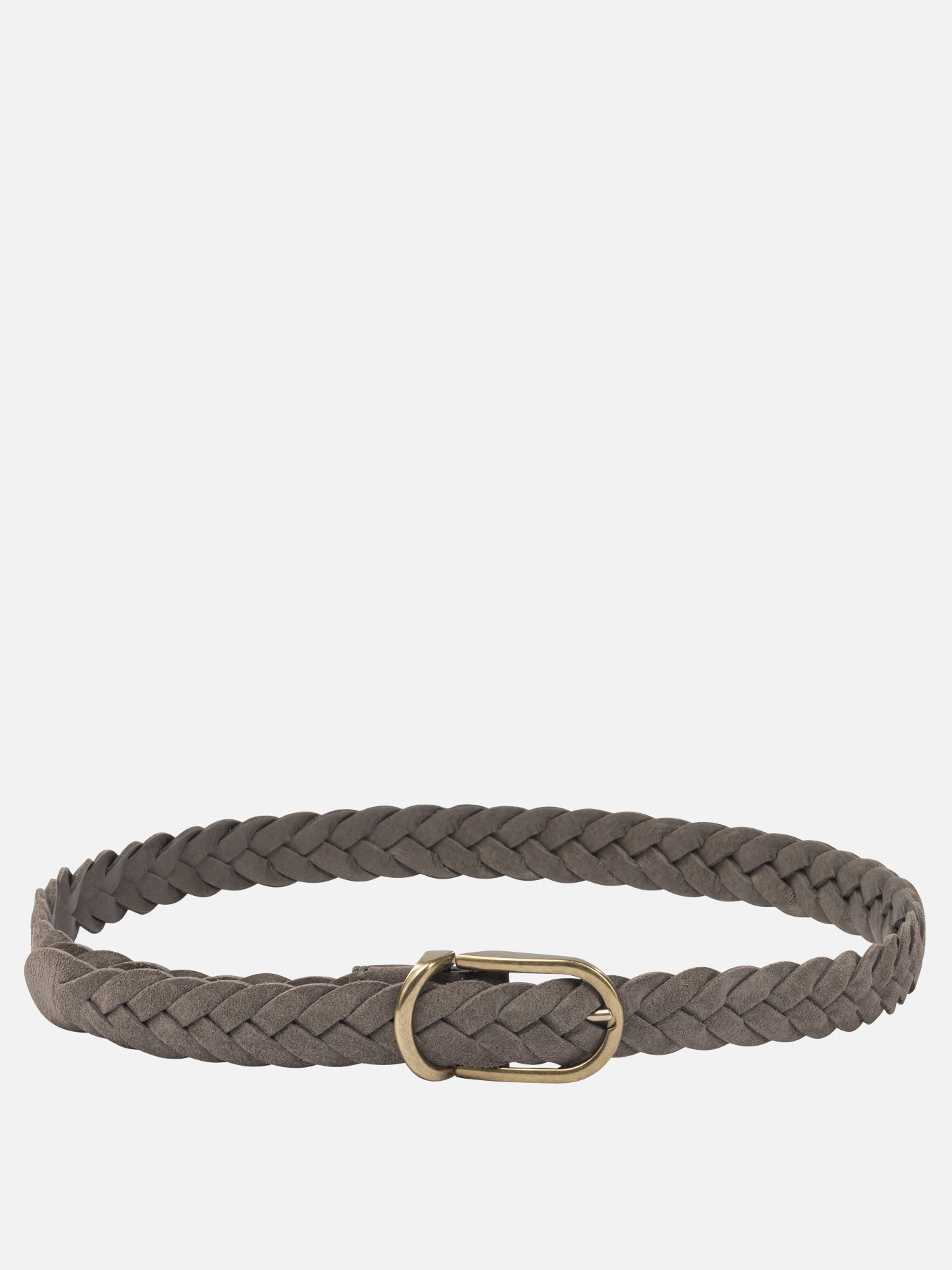 Leather belts 100% suede  Brown - Brunello Cucinelli Men | PDP | VIETTI Online Store | Zoom-Modal
