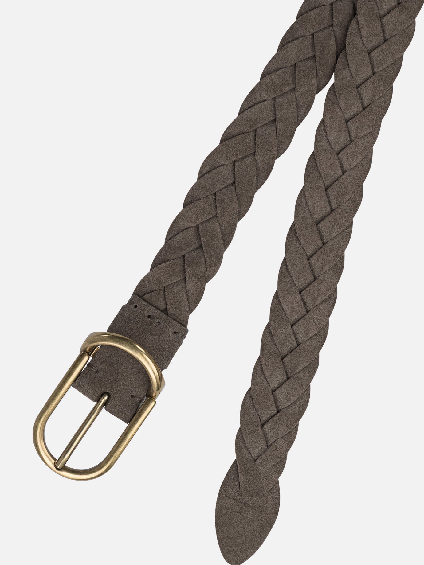 Leather belts 100% suede  Brown - Brunello Cucinelli Men | PDP | VIETTI Online Store | thumbnail_2