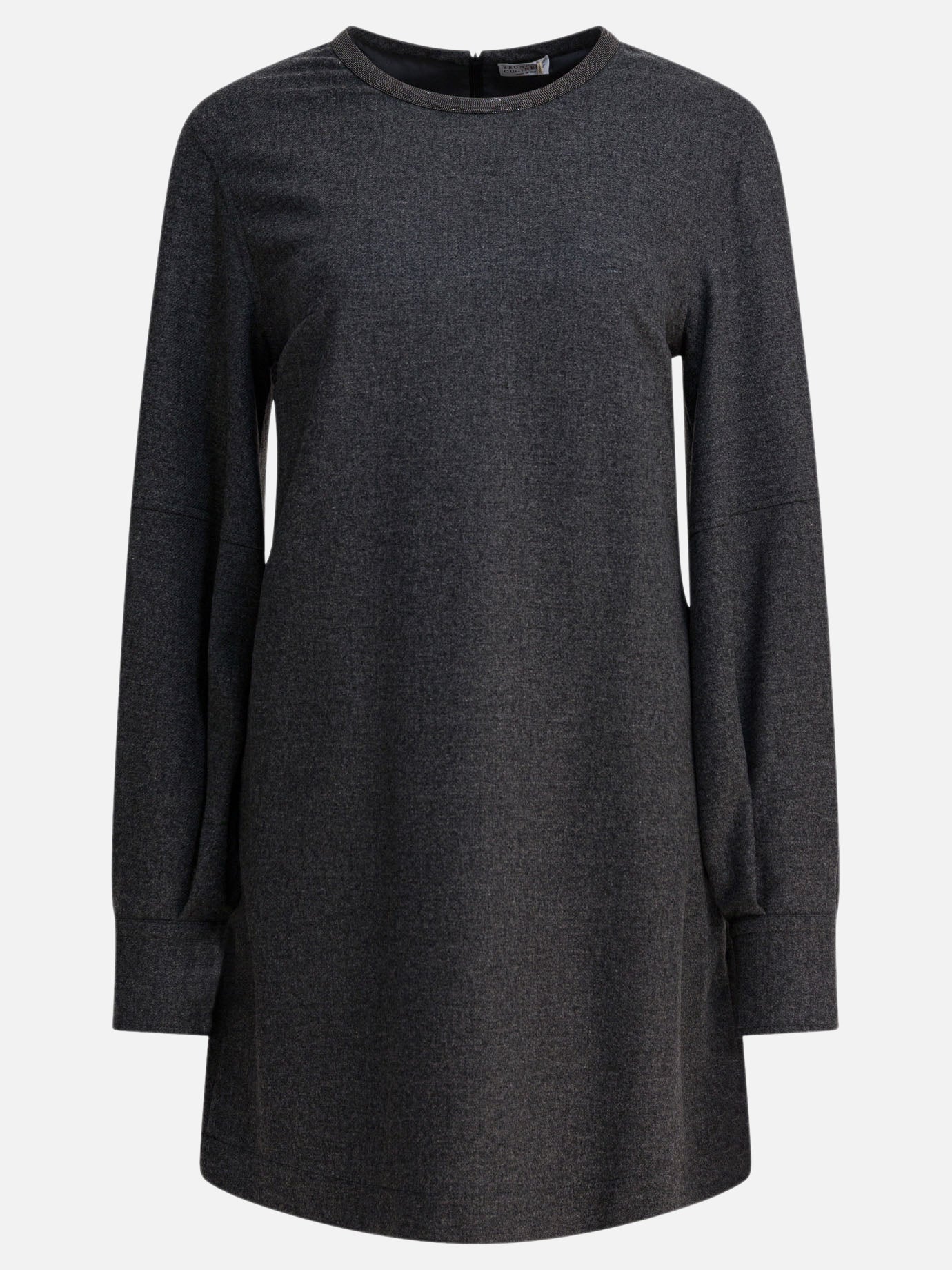 Abiti corti Solid colour  Grigio - Brunello Cucinelli Donna | PDP | VIETTI Online Store | thumbnail