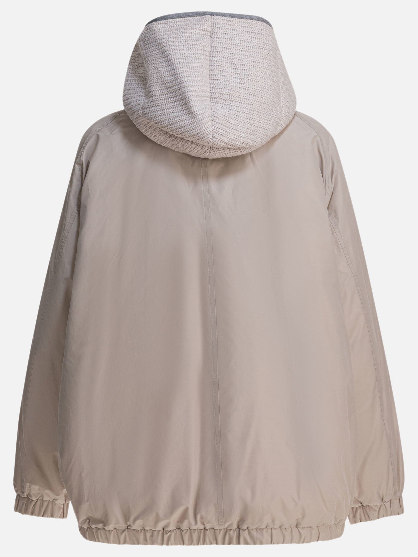 Down jackets Solid colour  Grey - Brunello Cucinelli Women | PDP | VIETTI Online Store | Zoom-Modal_2
