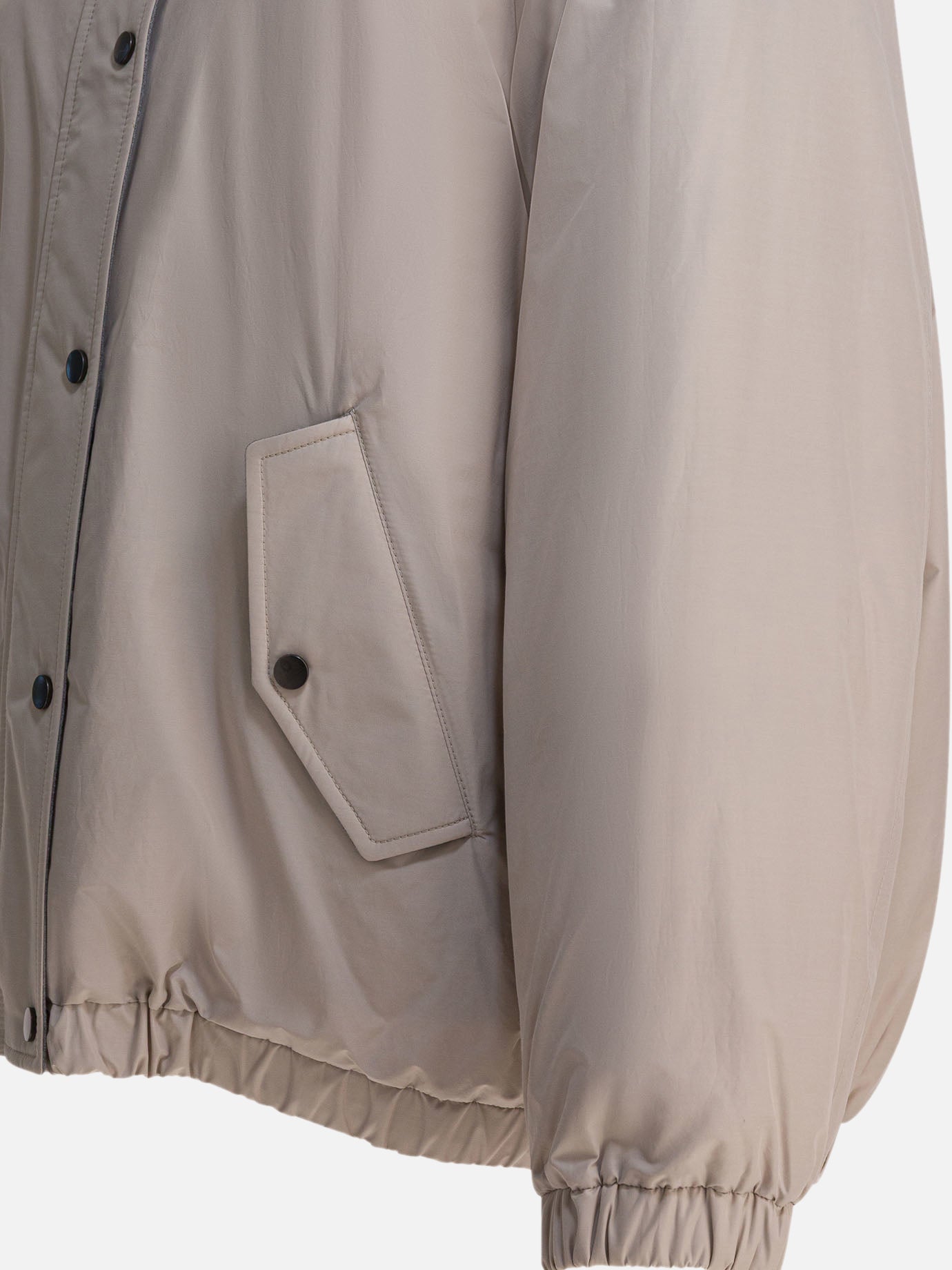 Down jackets Solid colour  Grey - Brunello Cucinelli Women | PDP | VIETTI Online Store | Zoom-Modal_4
