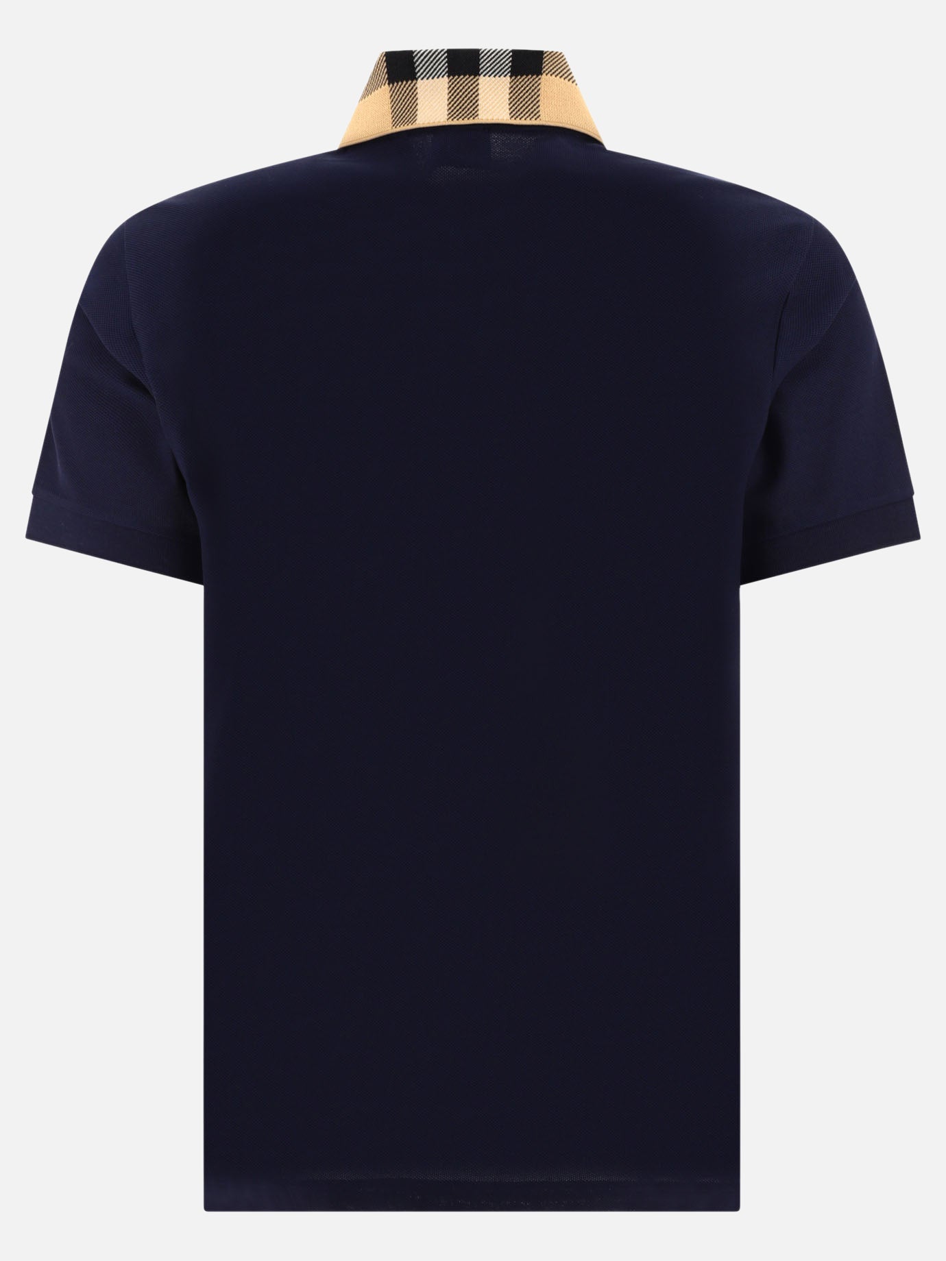 Polo shirts with buttons Check  Blue - Burberry Men | PDP | VIETTI Online Store | thumbnail_2