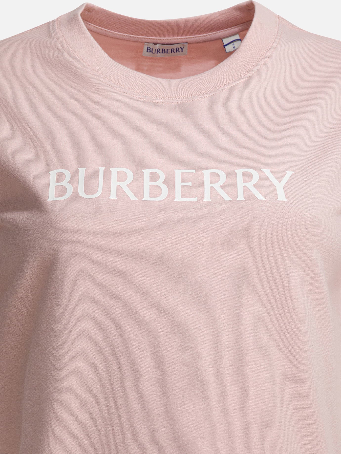 Crewneck t-shirts Logo  Pink - Burberry Women | PDP | VIETTI Online Store | Zoom-Modal_3
