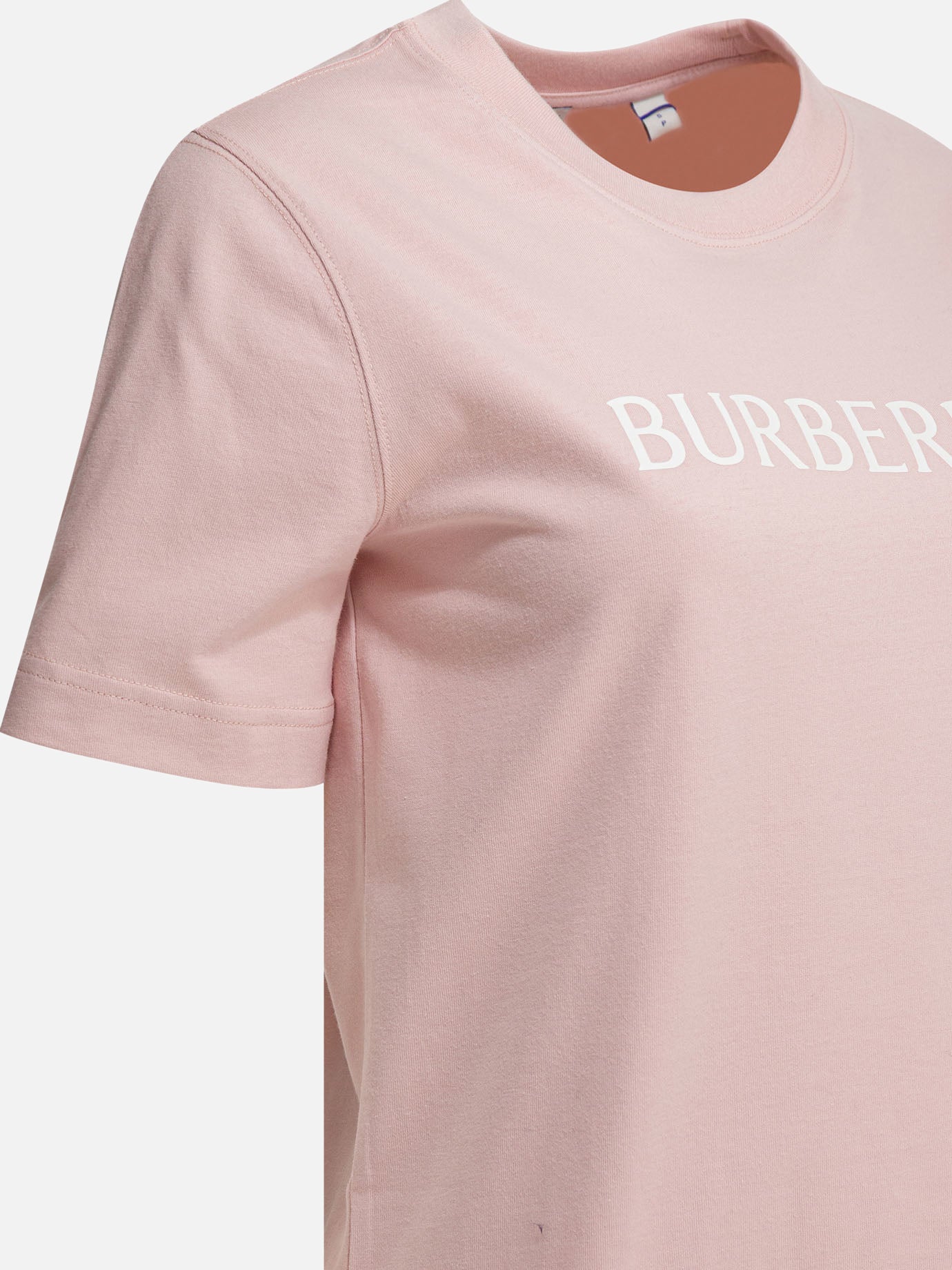 Crewneck t-shirts Logo  Pink - Burberry Women | PDP | VIETTI Online Store | Zoom-Modal_4
