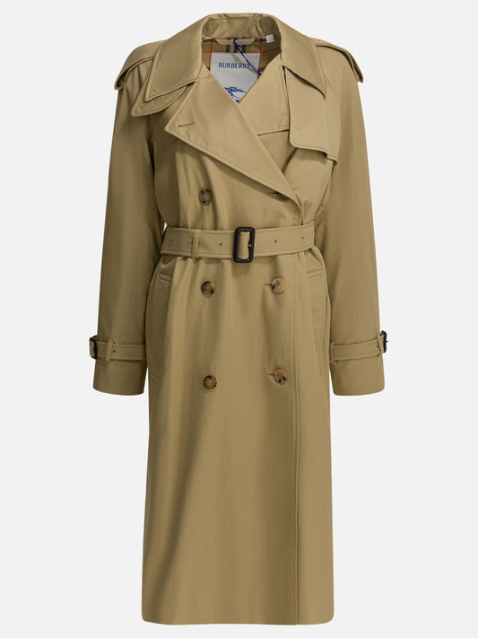Raincoats & Trench coats Solid colour  Beige - Burberry Women | PDP | VIETTI Online Store 
