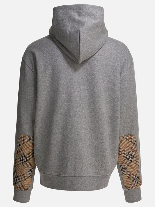 Full zip sweatshirts Solid colour  Grey - Burberry Men | PDP | VIETTI Online Store | 2
