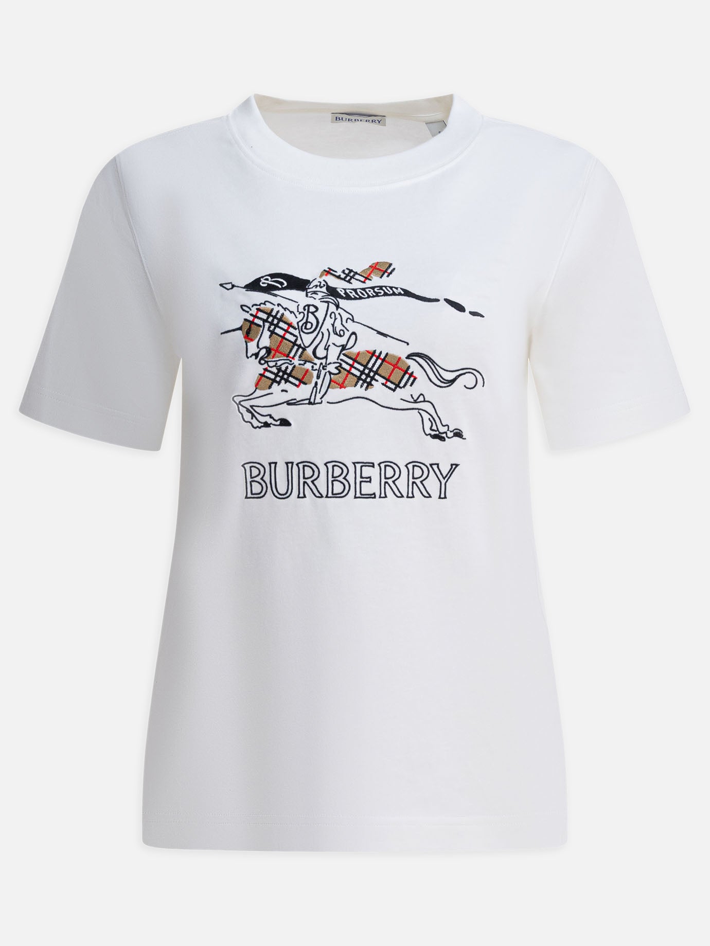 Crewneck t-shirts Logo  White - Burberry Women | PDP | VIETTI Online Store | Zoom-Modal
