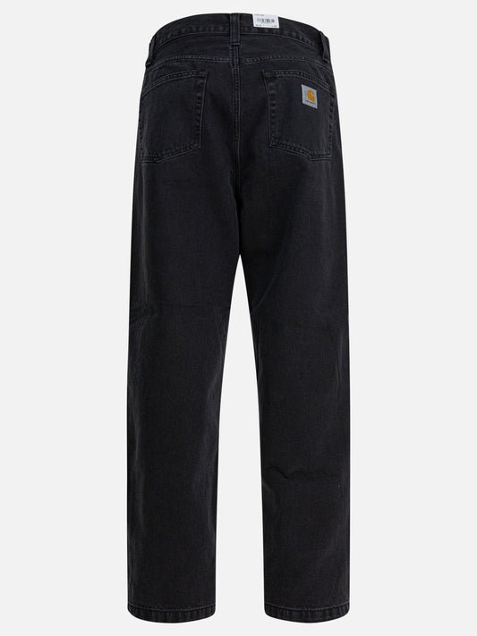 Jeans a gamba larga Solid colour  Nero - Carhartt WIP Uomo | PLP | VIETTI Online Store | 2
