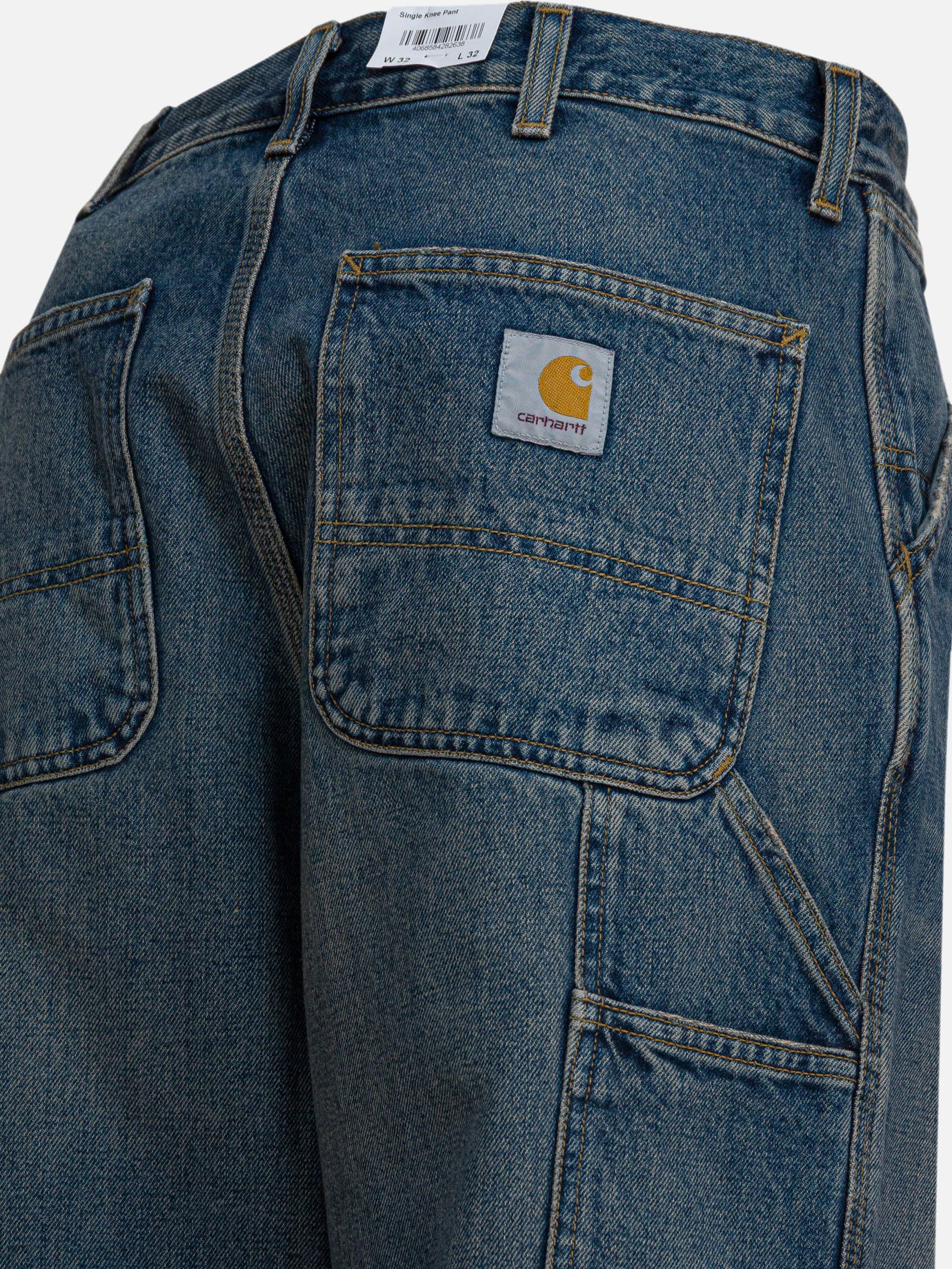 Jeans a gamba larga Solid colour  Blu - Carhartt WIP Uomo | PDP | VIETTI Online Store | Zoom-Modal_4
