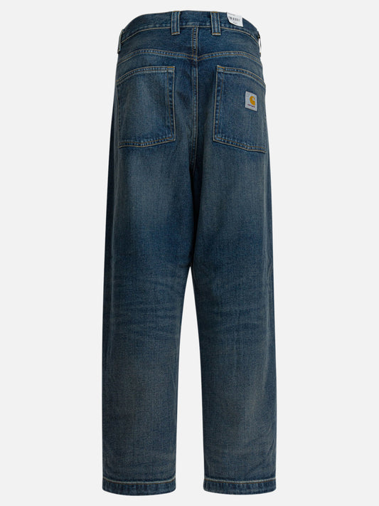 Jeans a gamba larga Solid colour  Blu - Carhartt WIP Uomo | VIETTI Online Store | 2
