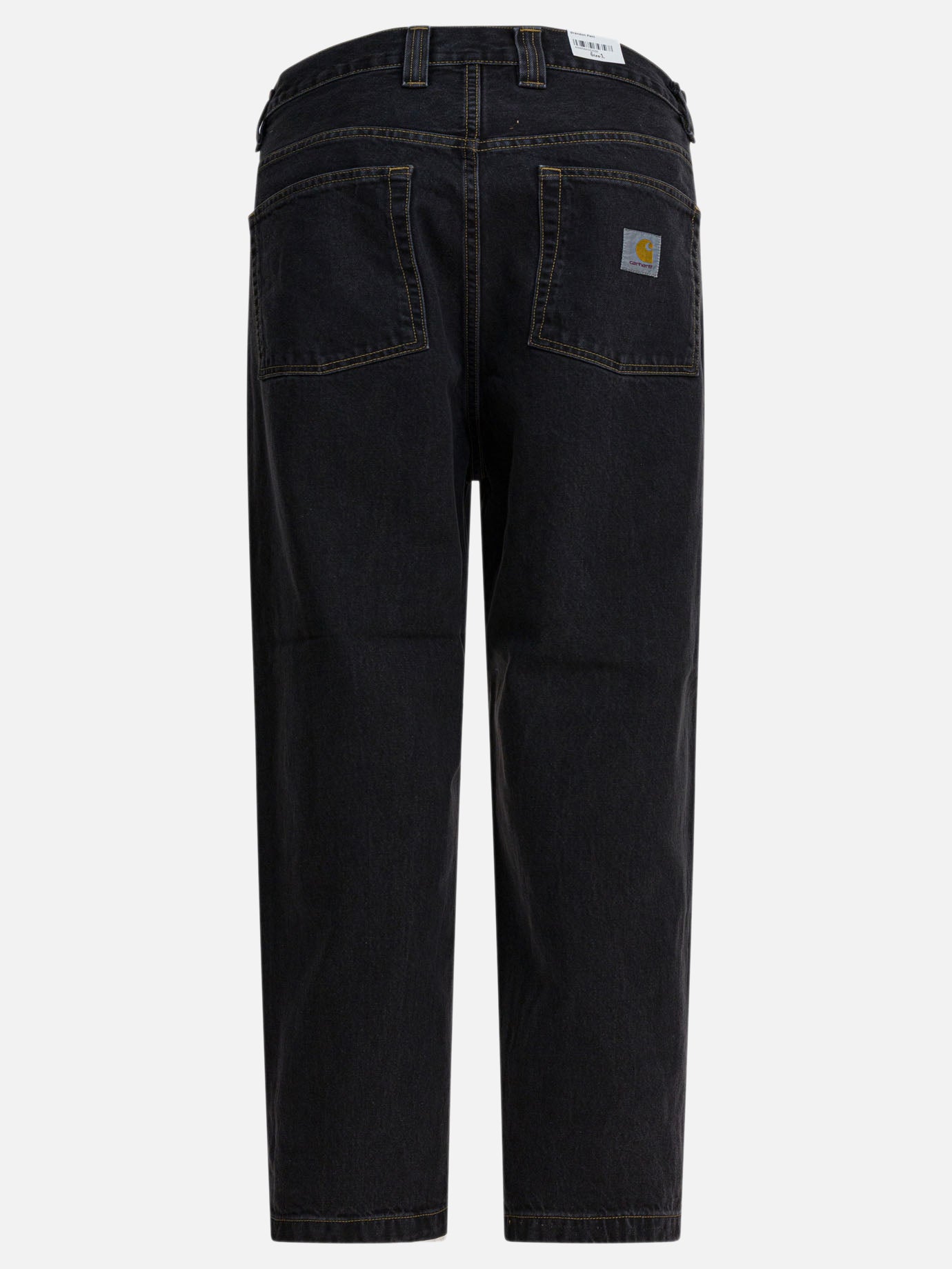 Jeans a gamba larga Solid colour  Nero - Carhartt WIP Uomo | PDP | VIETTI Online Store | Zoom-Modal_2
