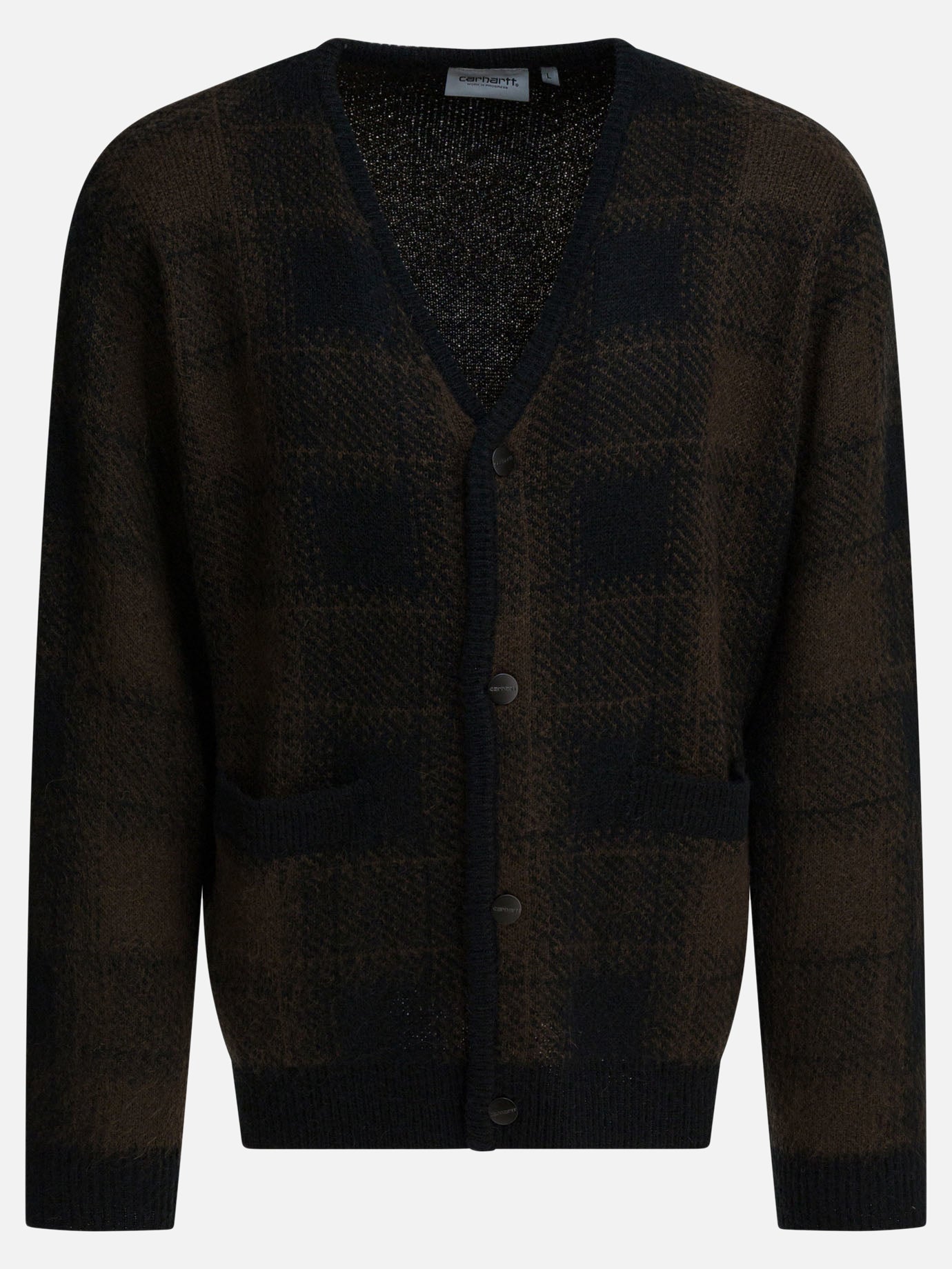 Cardigan Solid colour  Nero - Carhartt WIP Uomo | PDP | VIETTI Online Store | Zoom-Modal
