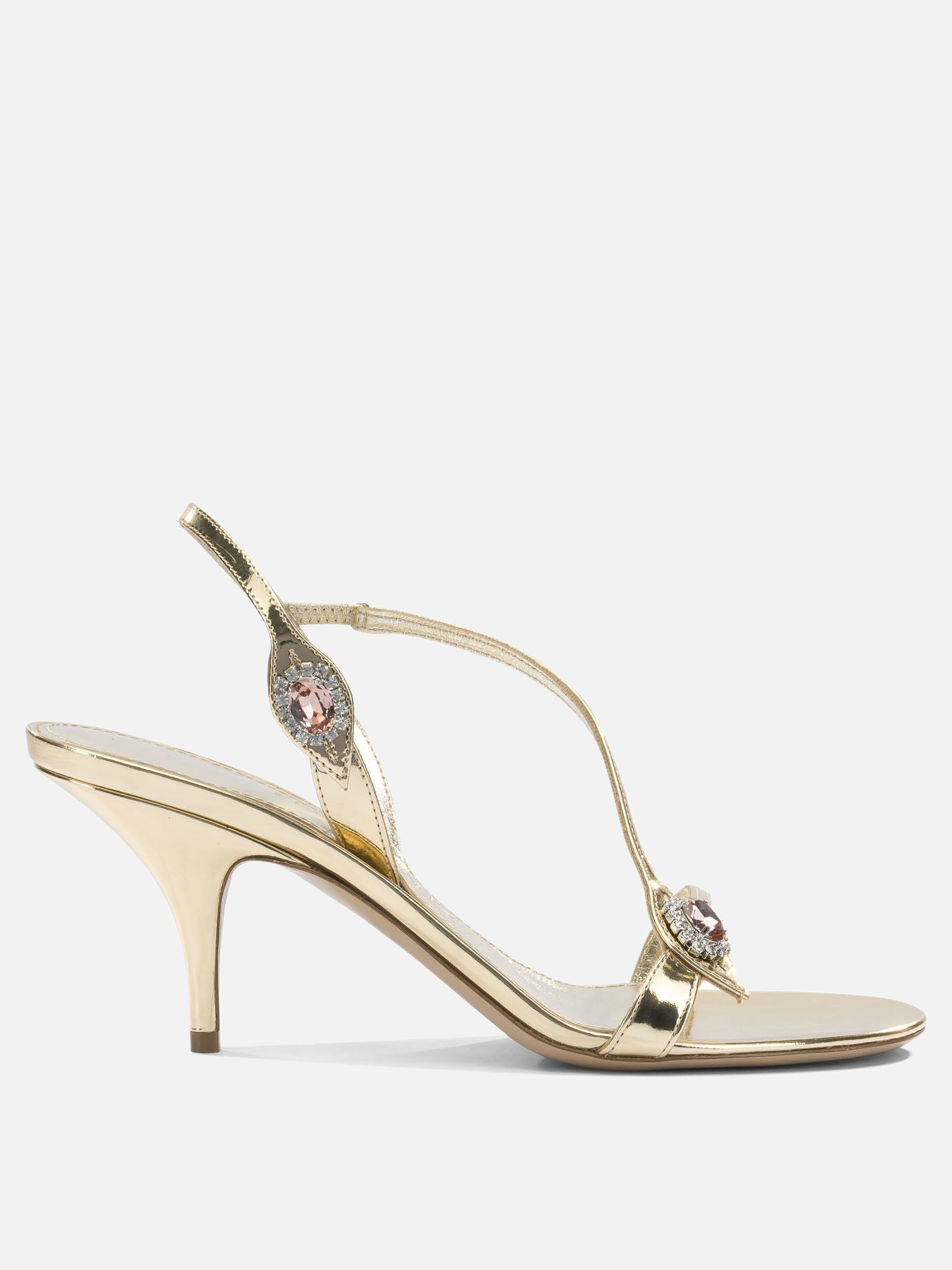 Heeled sandals 0787893  Gold - Ferragamo Women | PDP | VIETTI Online Store | thumbnail