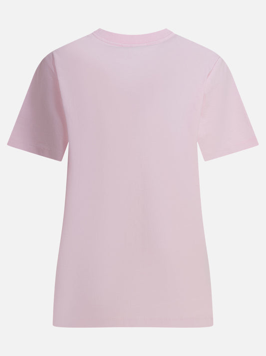 Crewneck t-shirts Logo  Pink - Ganni Women | PDP | VIETTI Online Store | 2
