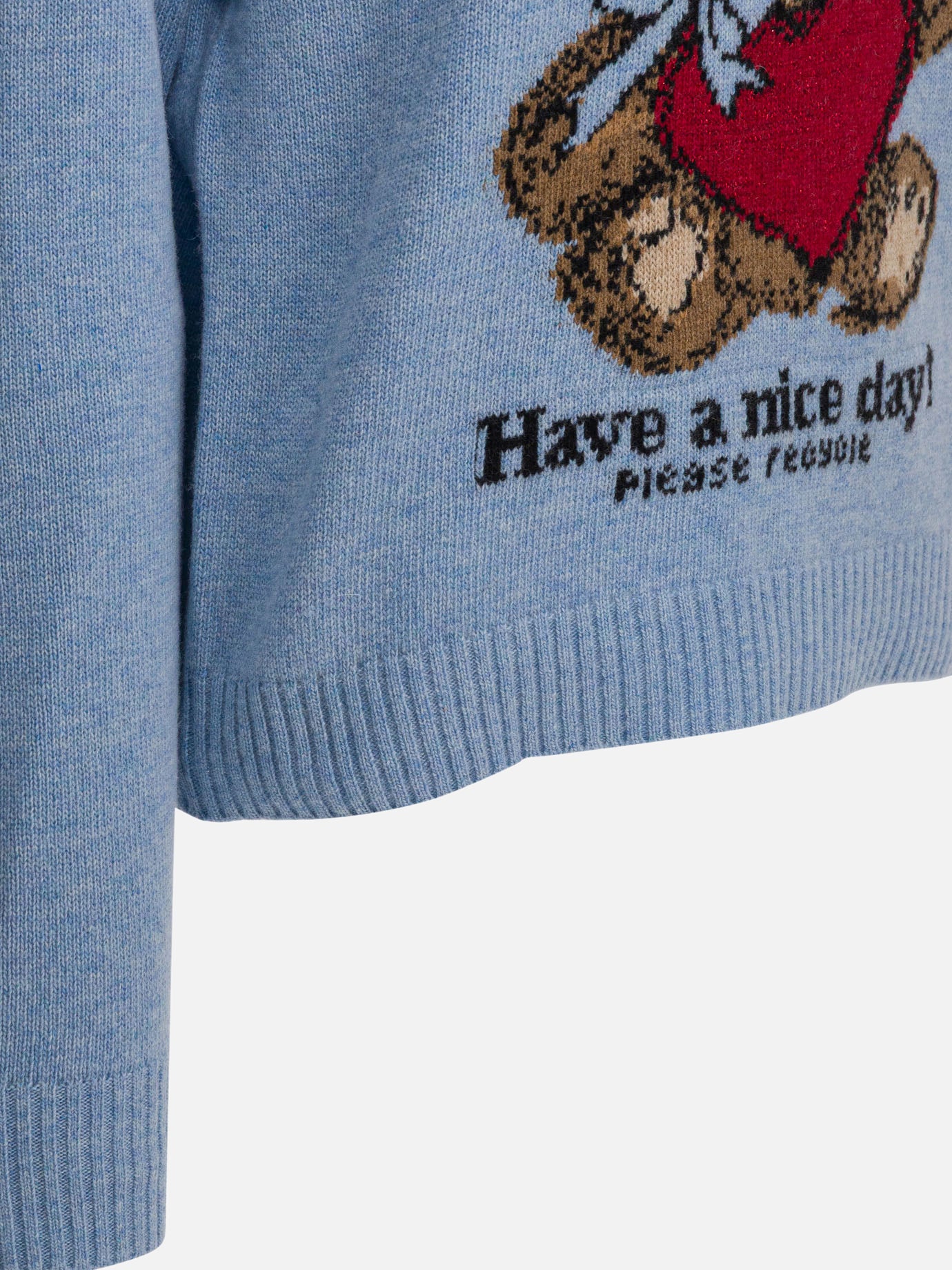 Crewneck sweaters Graphics  Blue - Ganni Women | PDP | VIETTI Online Store | Zoom-Modal_4
