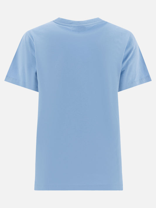 Crewneck t-shirts Logo  Light blue - Ganni Women | PDP | VIETTI Online Store | 2
