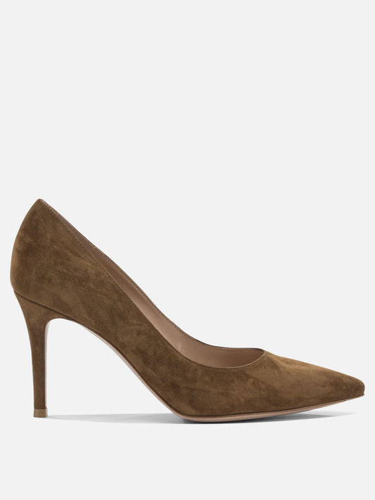 Pumps 100% patent leather - 100% leather  Brown - Gianvito Rossi Women | PLP | VIETTI Online Store 
