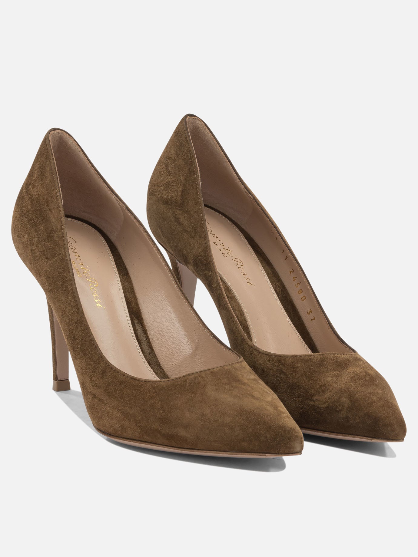 Pumps 100% patent leather - 100% leather  Brown - Gianvito Rossi Women | PDP | VIETTI Online Store | thumbnail_2
