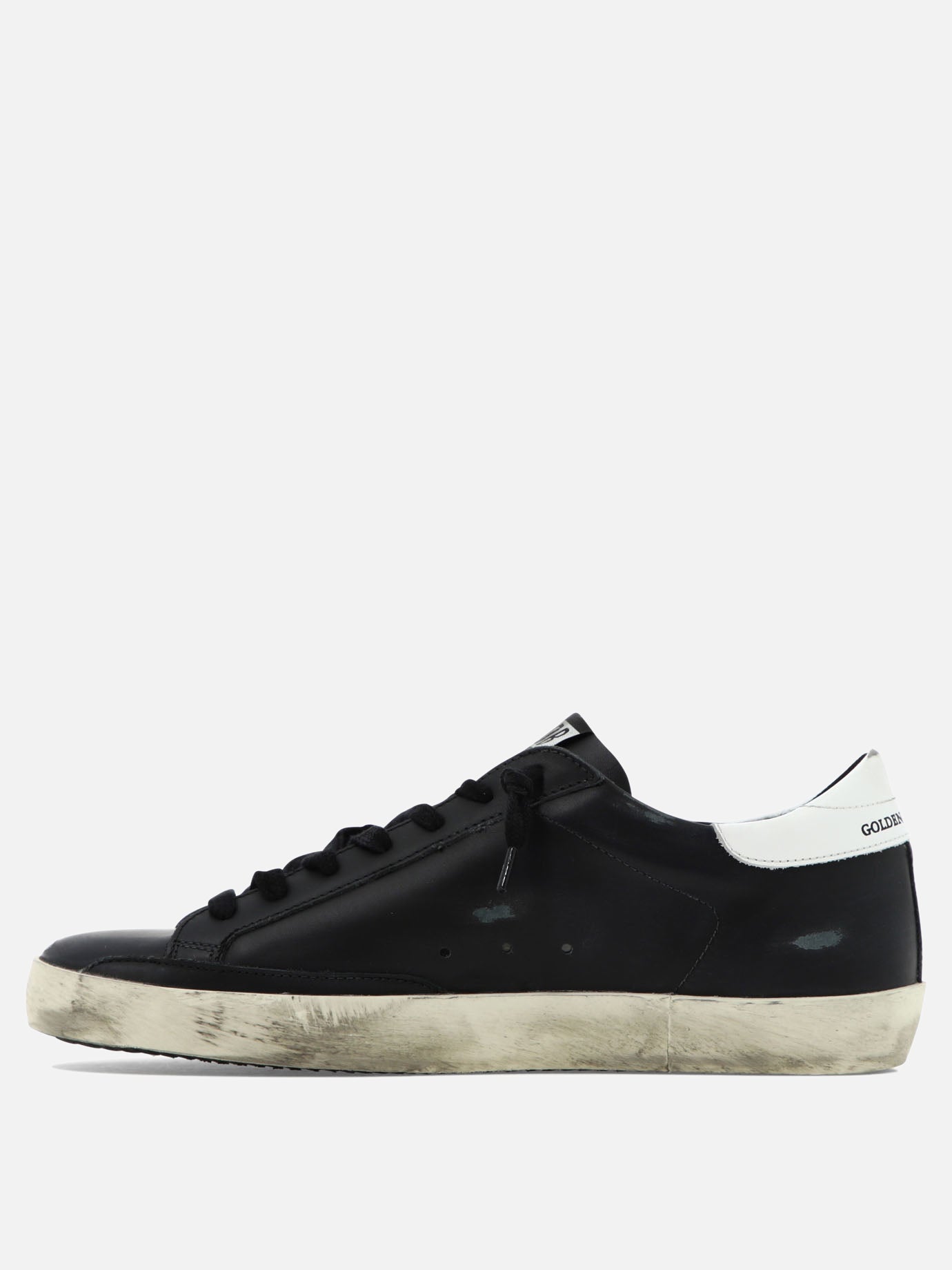 Low top sneakers 100% leather - 100% rubber  Black - Golden Goose Men | PDP | VIETTI Online Store | thumbnail_3