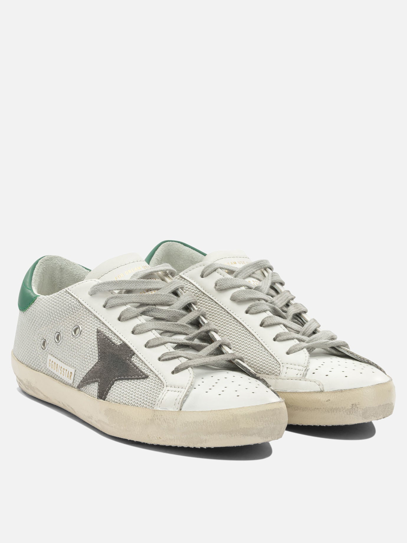 Low top sneakers 50% cow leather 50% polyester - 100% rubber  Silver - Golden Goose Men | PDP | VIETTI Online Store | thumbnail_2