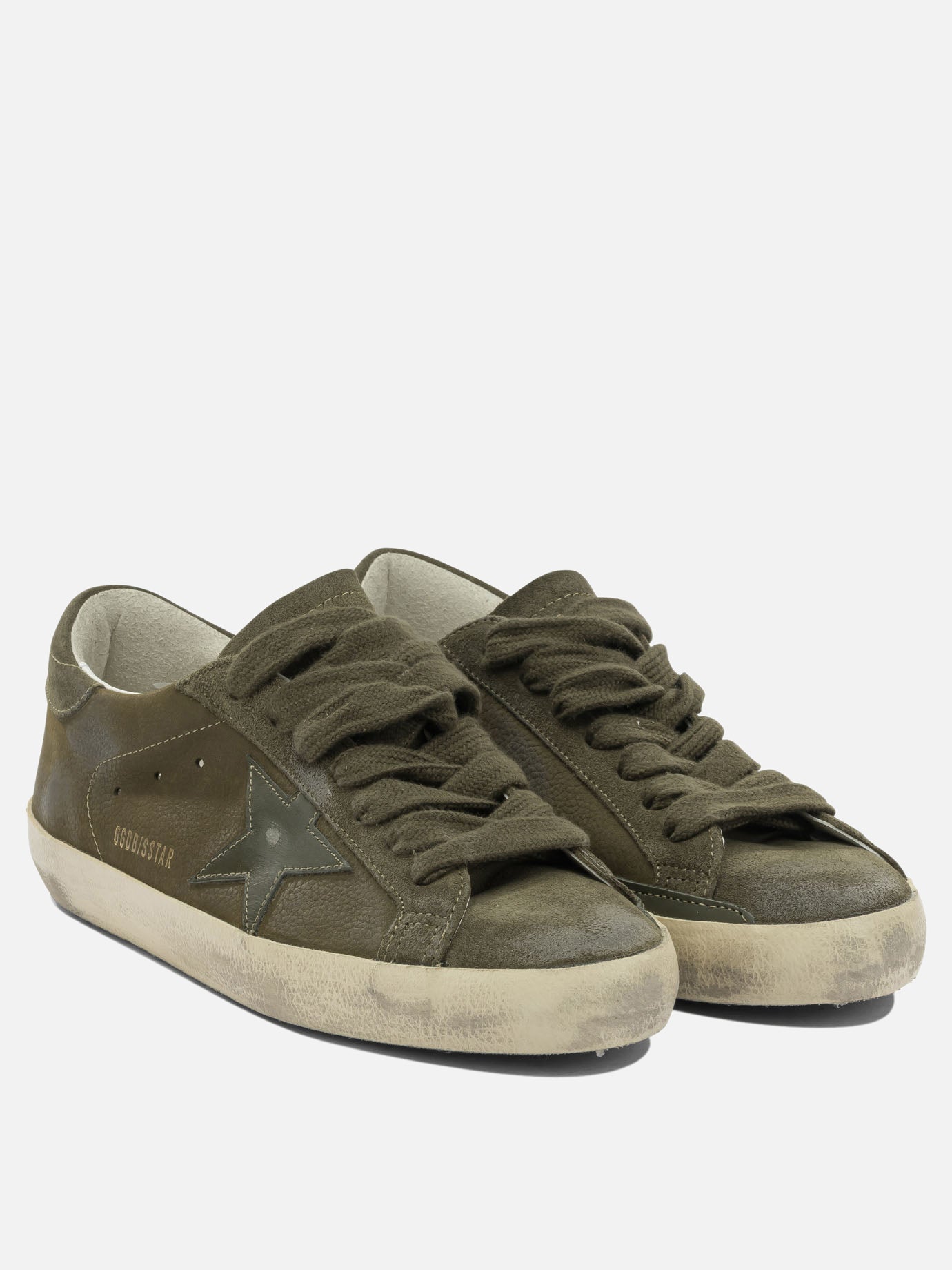 Low top sneakers 100% calf leather - 100% rubber  Green - Golden Goose Men | PDP | VIETTI Online Store | thumbnail_2