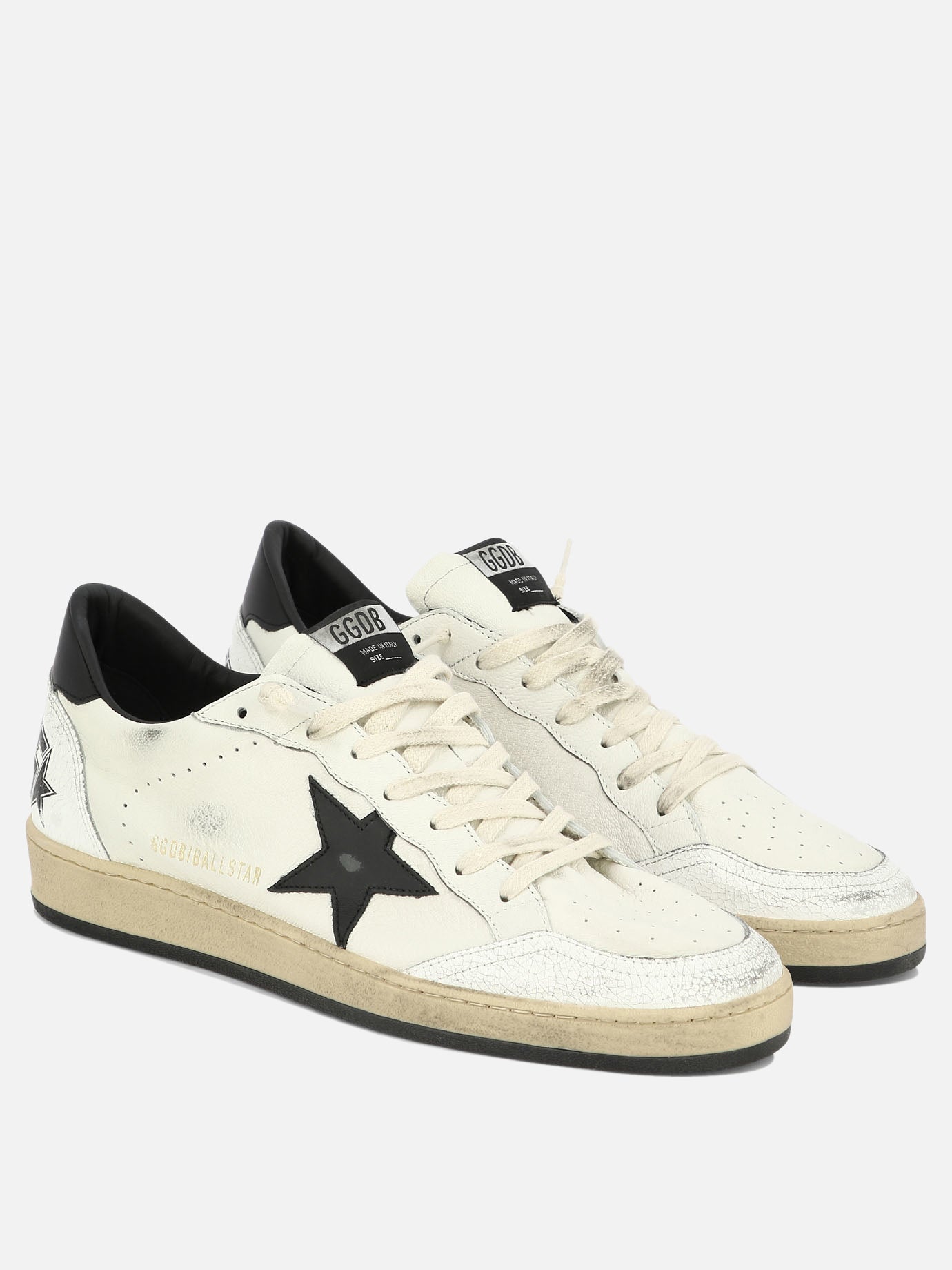 Low top sneakers 74% goat leather 26% cow leather - 100% rubber  White - Golden Goose Men | PDP | VIETTI Online Store | Zoom-Modal_2
