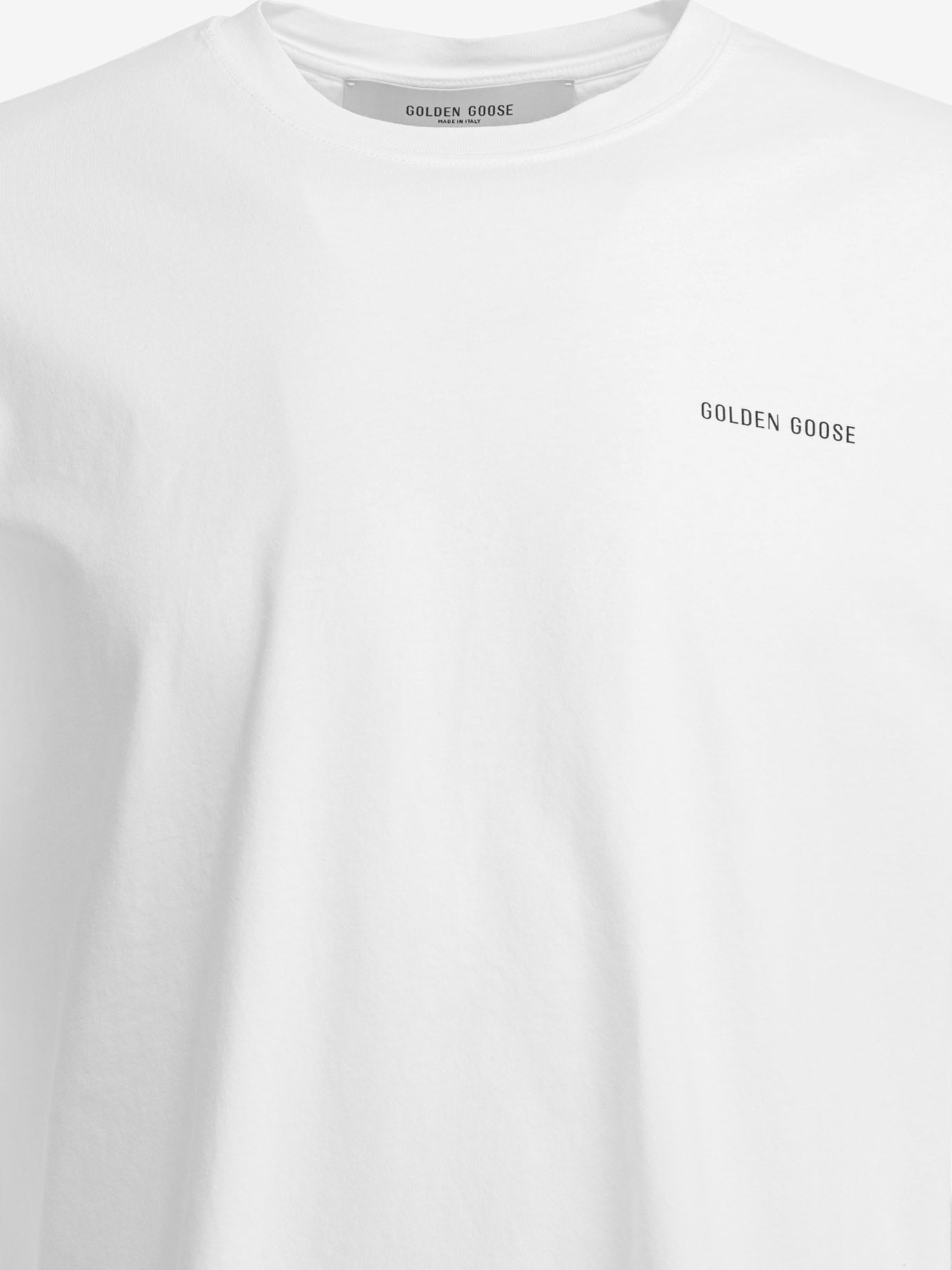 Crewneck t-shirts Logo  White - Golden Goose Men | PDP | VIETTI Online Store | Zoom-Modal_3
