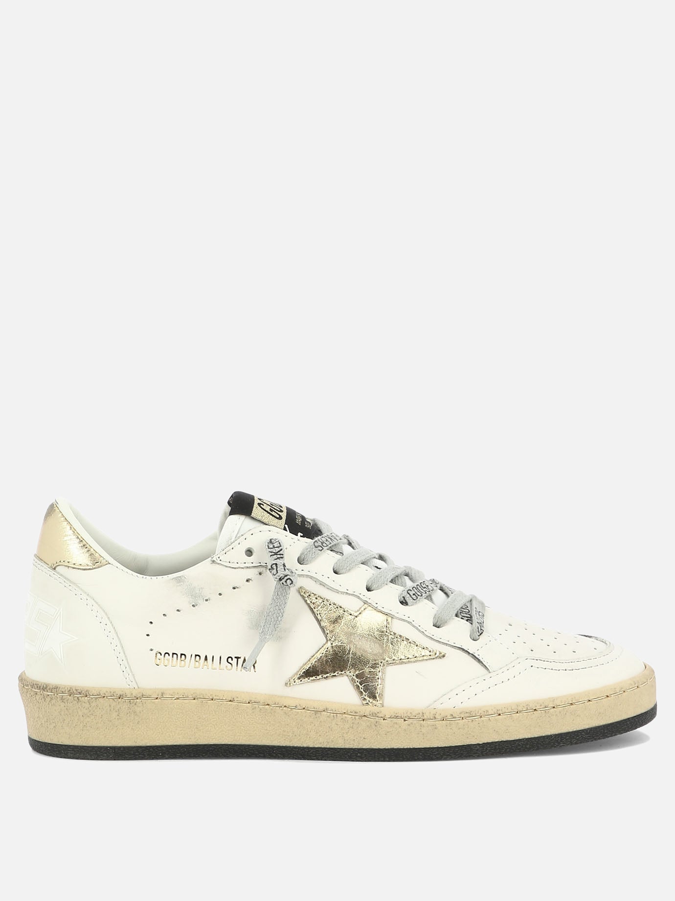 Sneaker basse 92% cow leather 8% polyamide - 100% rubber  Bianco - Golden Goose Donna | PDP | VIETTI Online Store | Zoom-Modal
