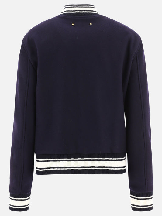 Bomber Logo  Blu - Golden Goose Donna | PDP | VIETTI Online Store | 2

