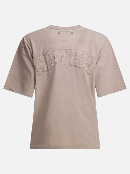 Crewneck t-shirts Logo  Grey - Golden Goose Women | PDP | VIETTI Online Store | 2
