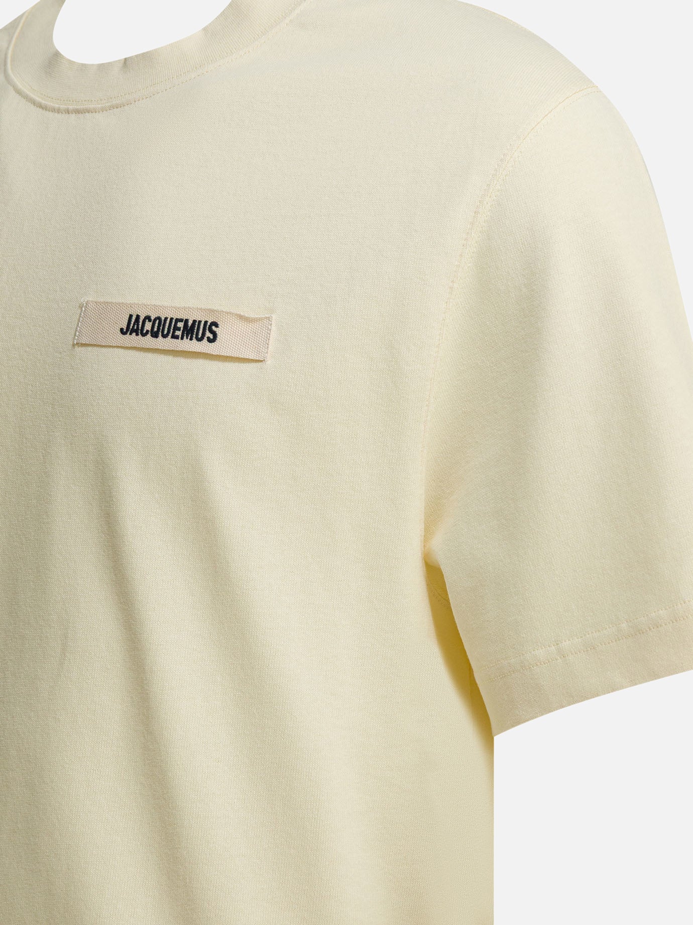 Crewneck t-shirts Logo  Beige - Jacquemus Men | PDP | VIETTI Online Store | thumbnail_4