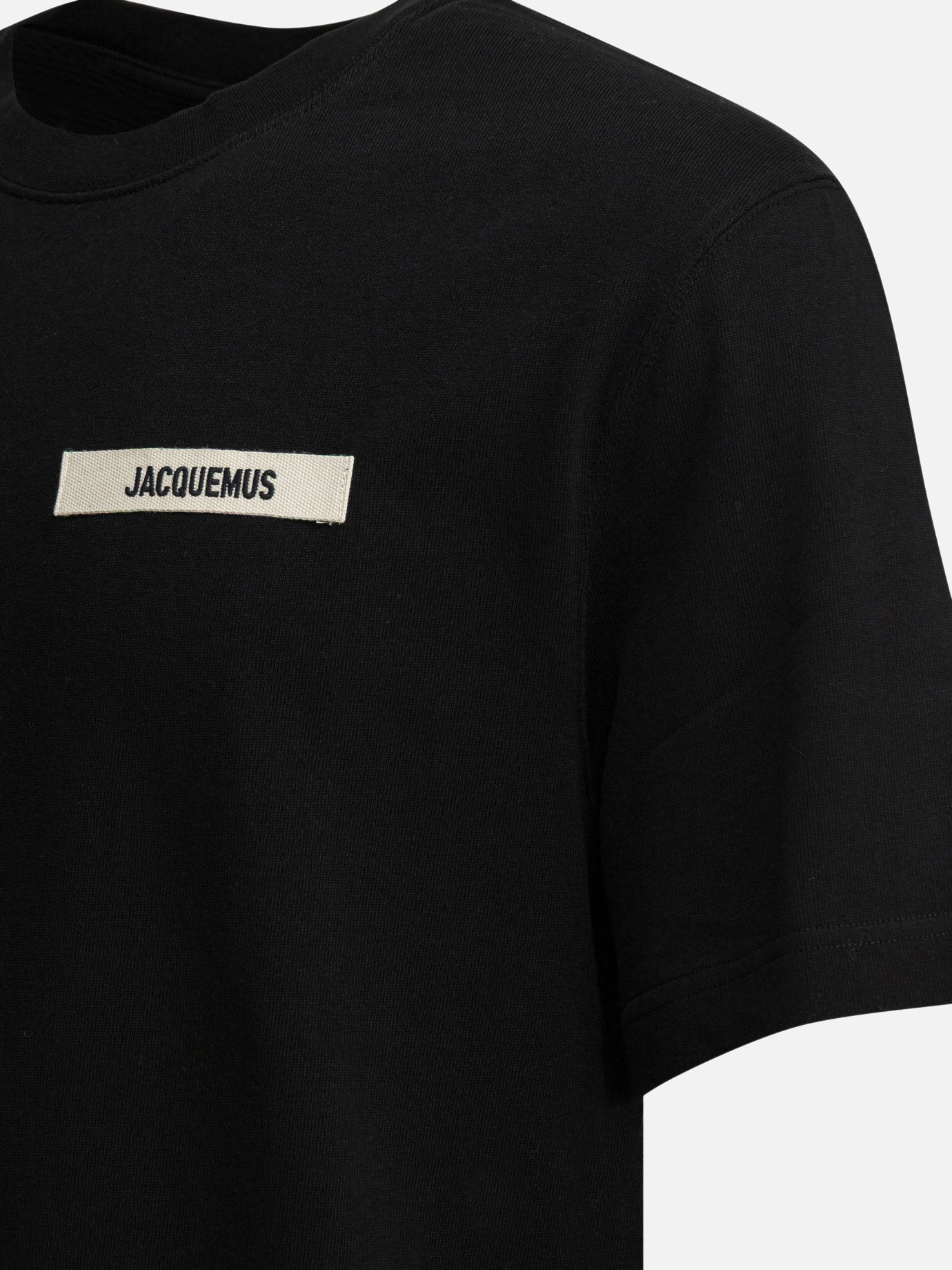 Crewneck t-shirts Logo  Black - Jacquemus Men | PDP | VIETTI Online Store | thumbnail_4